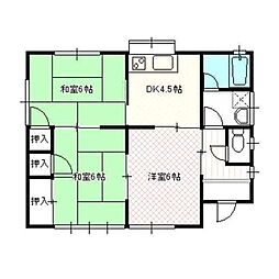 ＳＫアパートメント 3DKの間取り