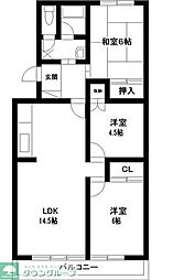 グラシア新前橋 3LDKの間取図画像