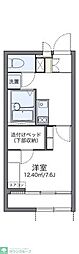 レオパレスおかのごう 1Kの間取図画像