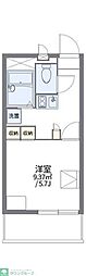 レオパレスカナサラ 1Kの間取図画像
