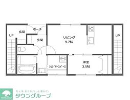 Frederick 1LDKの間取図画像