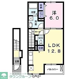 アザレア 1LDKの間取図画像