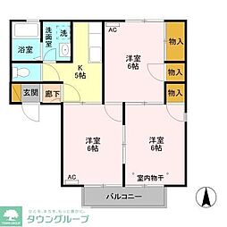 マーベラス 3Kの間取図画像