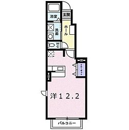 サンブロード ワンルームの間取図画像