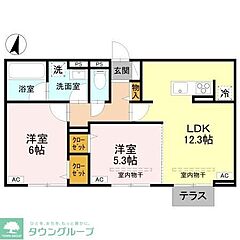 物件の間取り