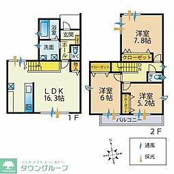 くらしテラス 3LDKの間取り