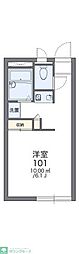 レオパレス欅 1階1Kの間取り