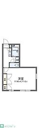 レオパレスゴールドレジデンスSUNTRAP 1Kの間取図画像
