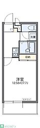 レオパレスヤマザキ 1Kの間取図画像