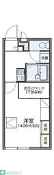 レオパレス壽A 1Kの間取図画像