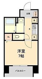 HF仙台本町レジデンス 1Kの間取図画像
