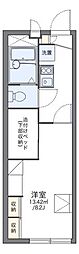 レオパレスエスポワール 1Kの間取図画像