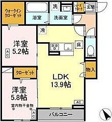 物件の間取り