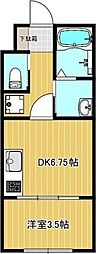 NORN HOUSE 1DKの間取図画像
