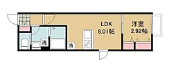 ステア 1LDKの間取図画像