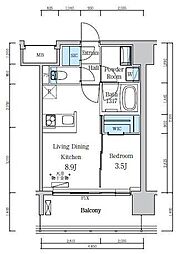 間取図画像 1LDK