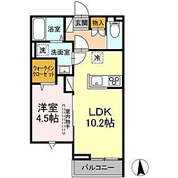 cape大野田 1LDKの間取図画像