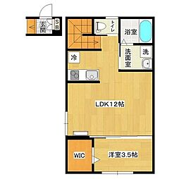 セレーノ 1LDKの間取図画像