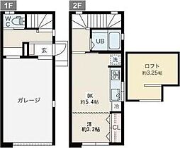 GarageKunimiBase 1DKの間取図画像