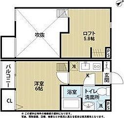 Jupiter 1Kの間取図画像