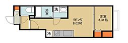 ルミナ 1LDKの間取図画像