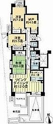 チサンマンション富沢駅前3 3SLDKの間取図画像