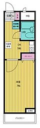 錦町チサンマンション 1DKの間取図画像