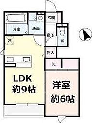 D-ROOM Chill 1LDKの間取図画像
