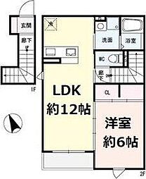D-ROOM Chill 1LDKの間取図画像