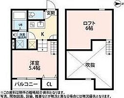 グランドレジデンス東照宮 1Kの間取図画像
