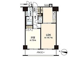 レジデンス仙台駅東 1LDKの間取図画像