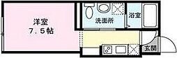 GIGI北四番丁 ワンルームの間取図画像