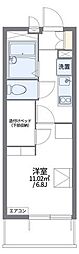 レオパレスコスモスバル 1Kの間取図画像