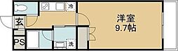 M.Stage2 1Kの間取図画像