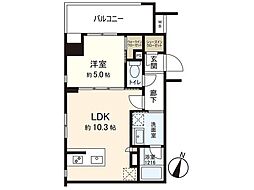 ブランシエラ仙台春日町 1LDKの間取図画像