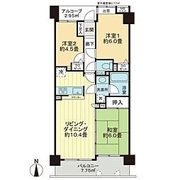 ナイスアーバン富沢 3LDKの間取図画像