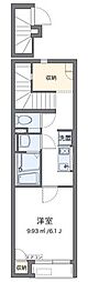 レオネクスト中野栄 1Kの間取図画像