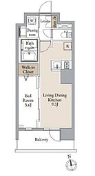 シーズンフラッツＳＥＮＤＡＩ　ＥＡＳＴ 4階1LDKの間取り