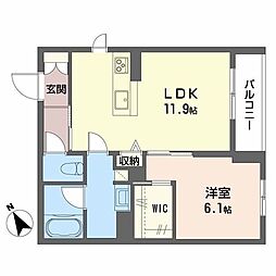 間取図画像 1LDK