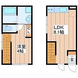 Hau’oli 1階1LDKの間取り