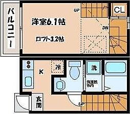 D-CASA文化町 101 1階1Kの間取り