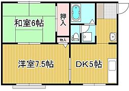 間取図画像 2DK
