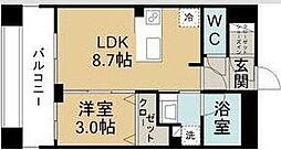 ノブレス仙台 1LDKの間取図画像