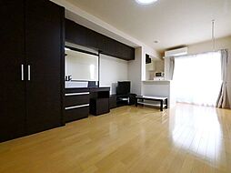 レオネクスト雷神II 106 1階ワンルームのリビング/ダイニング