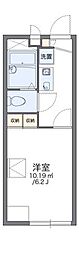 レオパレスラージ・ヒル2 1Kの間取図画像