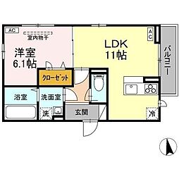 間取図画像 1LDK