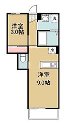 anyre高砂駅東2 ワンルームの間取図画像