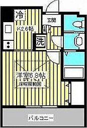 HF仙台レジデンスEAST 1Kの間取図画像