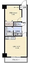 アークデュオ仙台宮町 1LDKの間取図画像