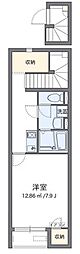 CLEINO福室南2 1Kの間取図画像